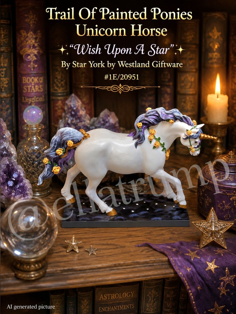 Trail Of Painted Ponies Unicorn Wish Upon A Star/Star York/ Westland #1E/20951
